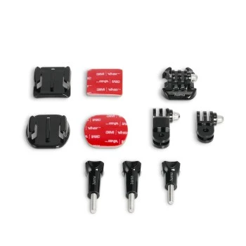 Helmhalterung für Action Cams, Helmkamera seitlich befestigen, Schwenkarm