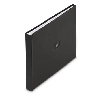 Buch-Album "Signs", 28x24 cm, 50 weiße Seiten, Schwarz