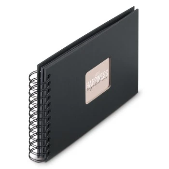 Spiral-Album "Fine-Art", 24x17 cm, 50 schwarze Seiten, New Black
