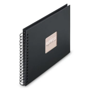 Spiral-Album "Fine Art", 28x24 cm, 50 schwarze Seiten, New Black