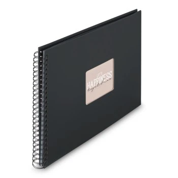 Spiral-Album "Fine Art", 36x32 cm, 50 schwarze Seiten, New Black