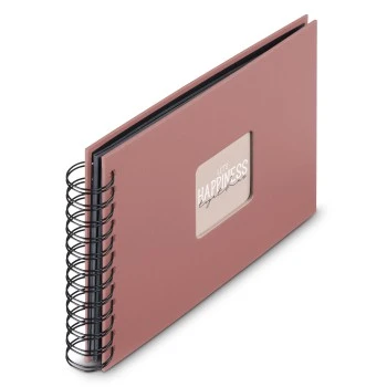 Spiral-Album "Fine Art", 24x17 cm, 50 schwarze Seiten, Terra