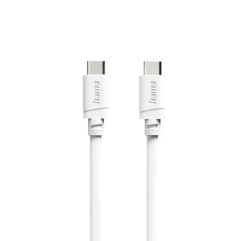 Ladekabel, USB-C - USB-C, 60 W, 2 m, Weiß