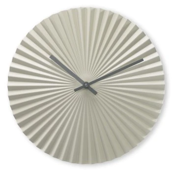 Wanduhr "Barbados", Quarzuhr, ohne Ticken, Ø 30 cm, Graugrün