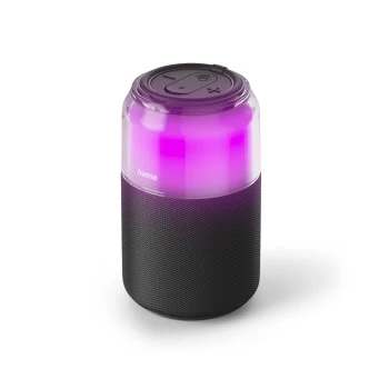 Enceinte Bluetooth® « Can Speaker », 4 modes lumineux LED, 5W, noir