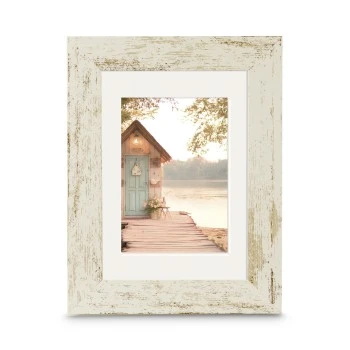 Kunststoffrahmen "Cottage", Altweiß, 13 x 18 cm