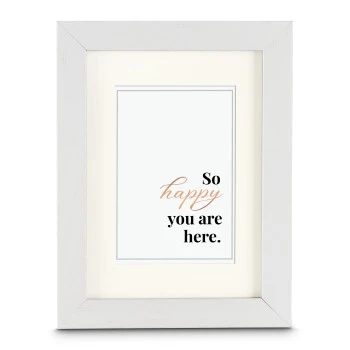 Holzrahmen "Serena", Weiß, 20 x 30 cm