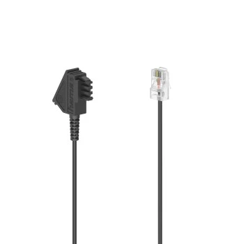 DSL-Box-Kabel, TAE-F-Stecker - Modular-Stecker 8p2c, 3 m, Schwarz