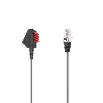 DSL-Box-Kabel, TAE-F-Stecker - Modular-Stecker 8p2c, 10 m, Schwarz
