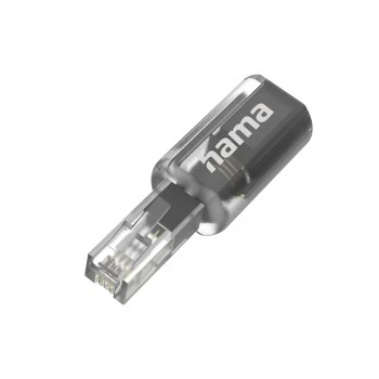 Anti-Twist-Adapter, Transparent/Schwarz