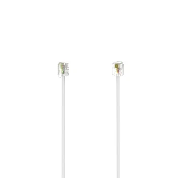 Modularkabel, Stecker 6p4c - Stecker 6p4c, 3 m, Weiß
