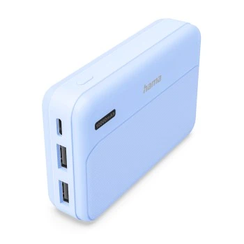 Power Pack "Pocket 10", 10000mAh, Ausgänge: 2x USB-A, Blau
