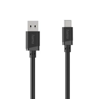 Charging Cable, USB-A - USB-C, 0.5 m, black