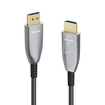 Câble HDMI™ Ultra High Speed, fibre opt., AOC, certif., 8K, Alu, 10m
