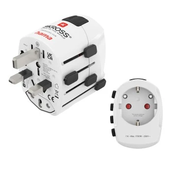 Weltreiseadapter "World Travel Pro", 3-polig