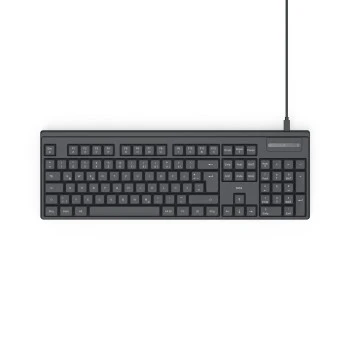 "CK-100" USB Keyboard, Cabled, black, QWERTY UK