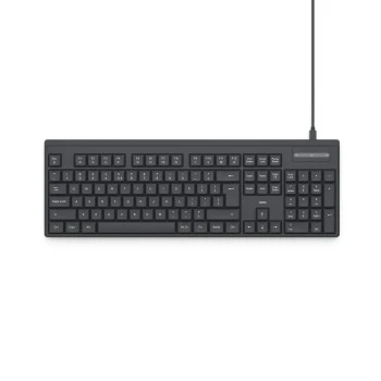 Klawiatura USB CK-100 przewodowa czarna QWERTY US